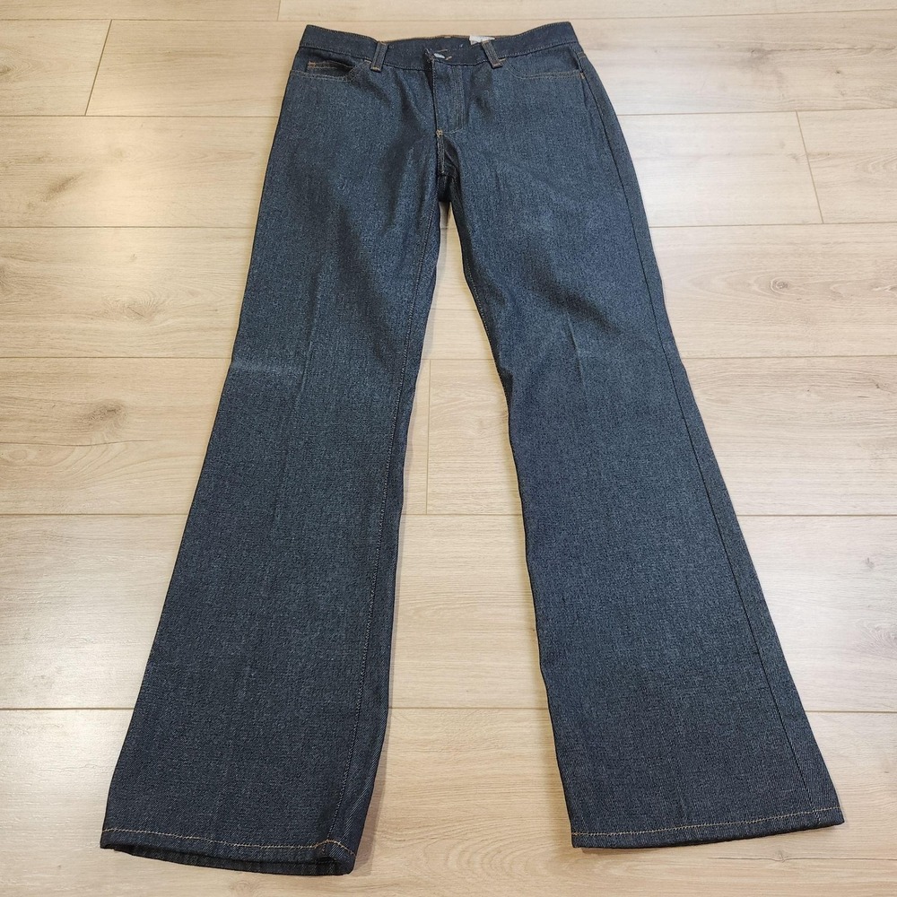 Vintage Gap Jeans Womens 8 Regular Blue Mid Rise Trouser Flare Denim USA Y2K
